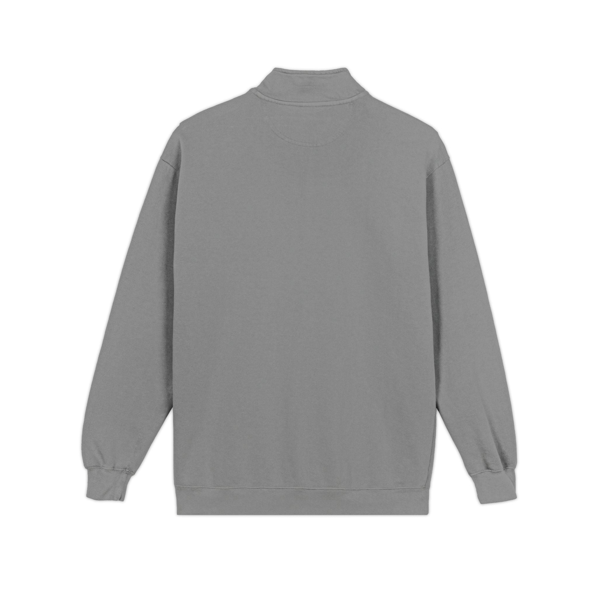 Quarter-Zip Sweatshirt — Minimalist 'FD' Logo Pullover