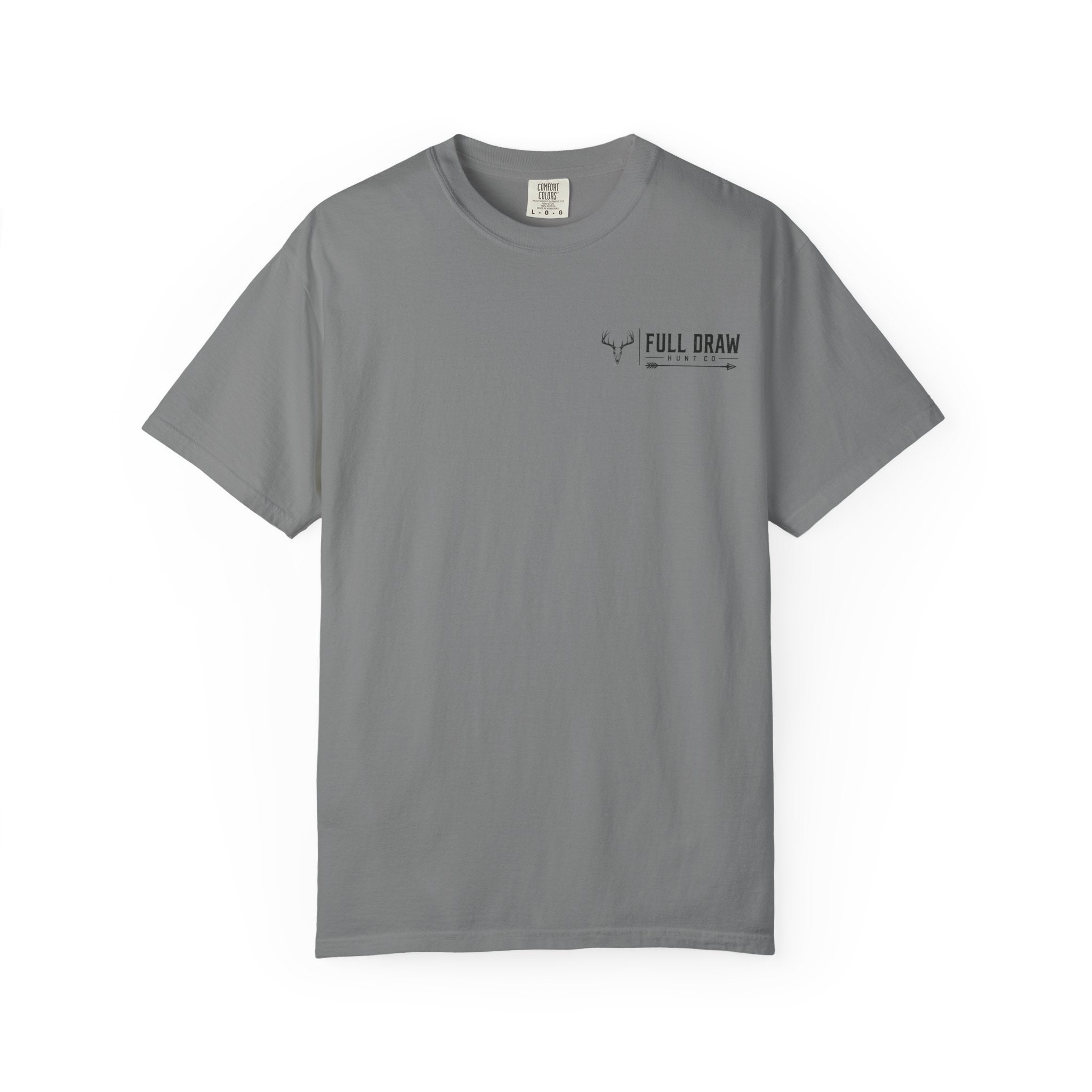 Hunter with Dogs T-Shirt – Full Draw Hunting Graphic Tee