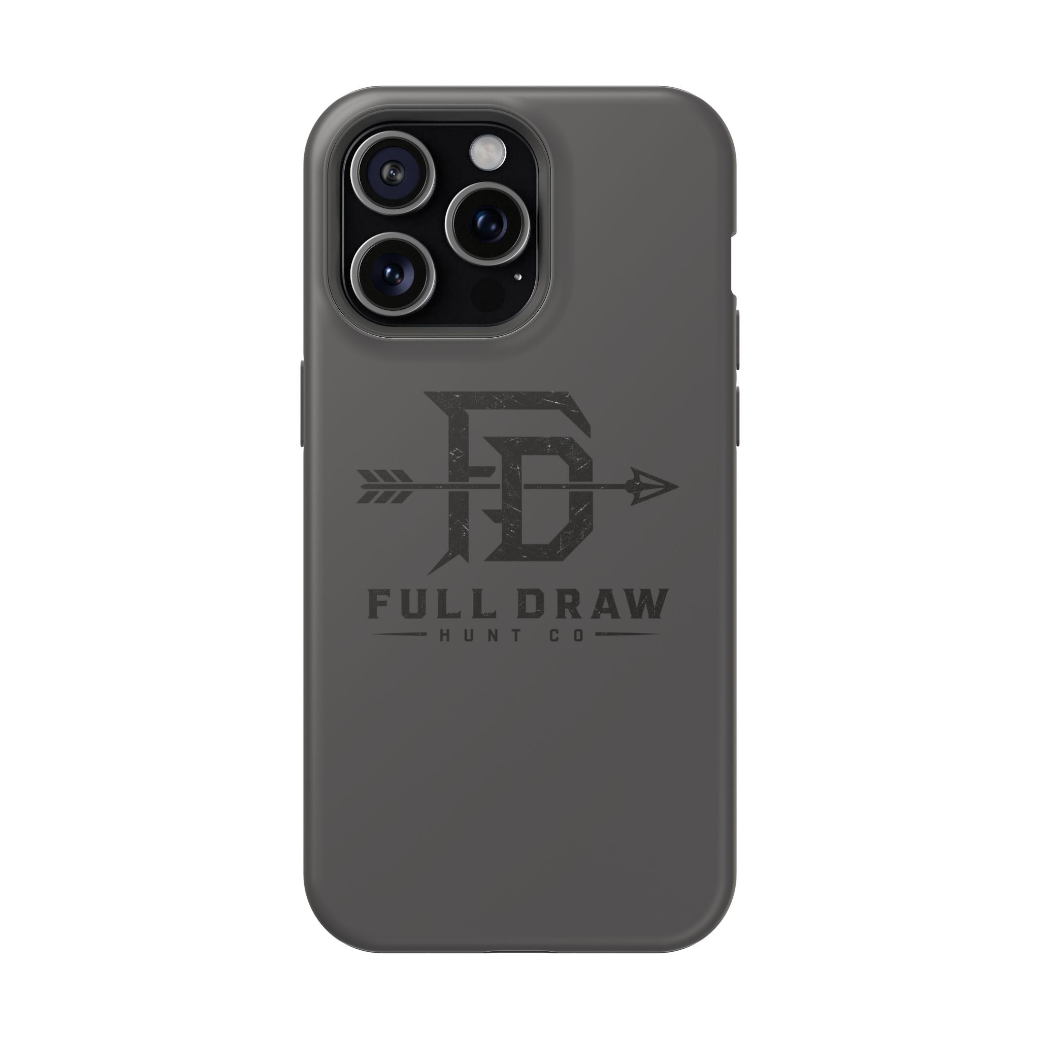 Full Draw Hunt Co. Impact-Resistant Phone Case — Rugged Archer Logo Protective Case