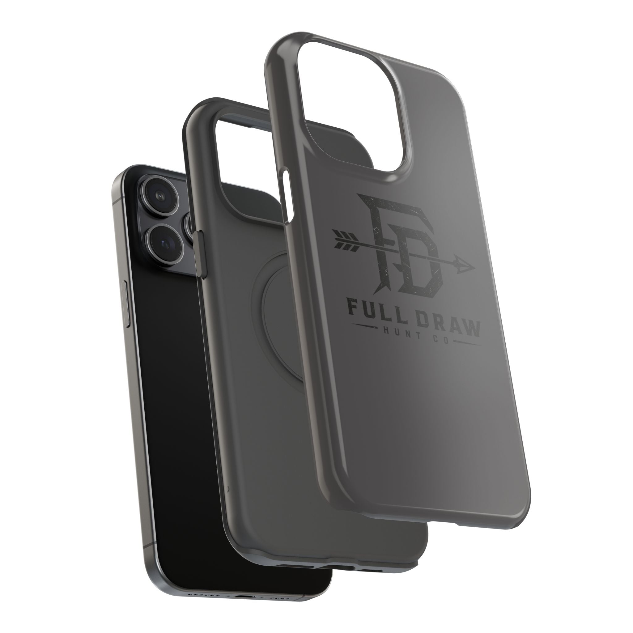 Full Draw Hunt Co. Impact-Resistant Phone Case — Rugged Archer Logo Protective Case