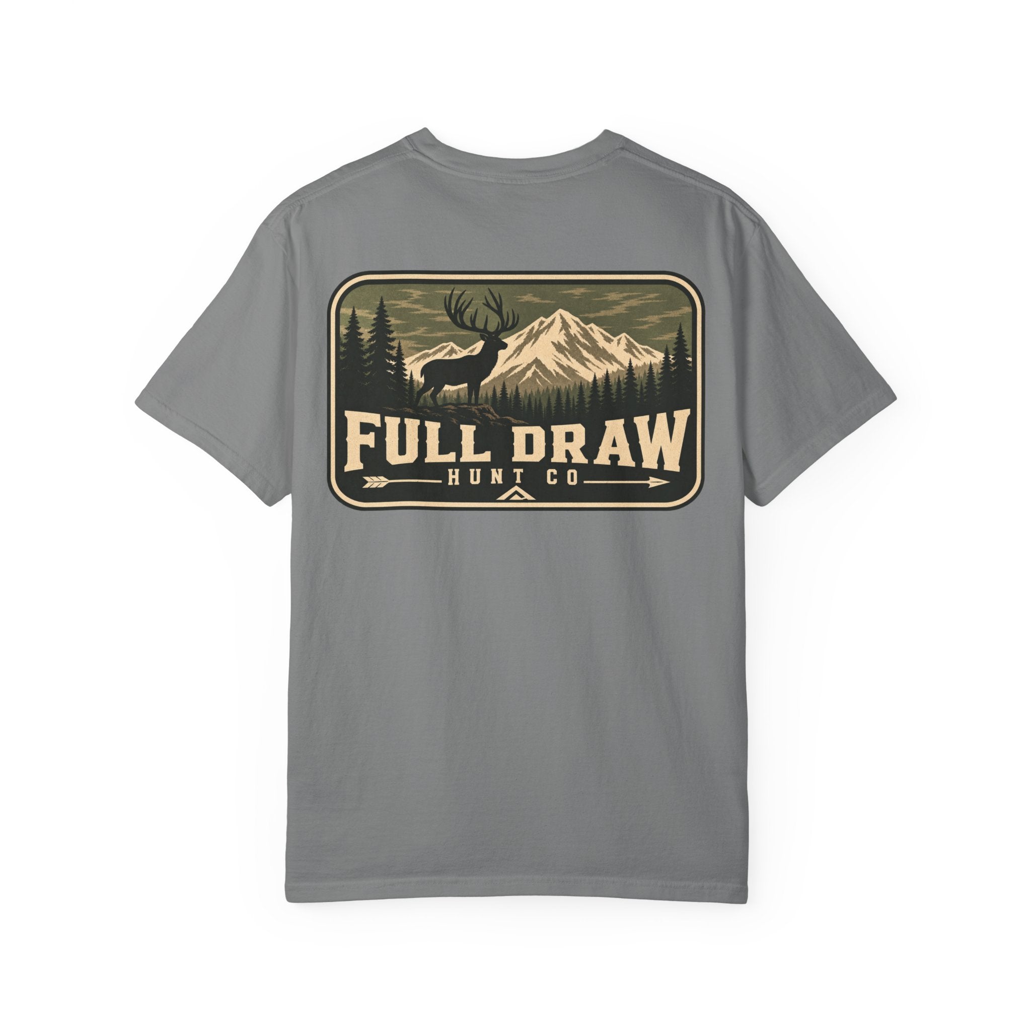Full Draw Hunt Co. Graphic T-Shirt — Elk & Mountain Outdoor Tee