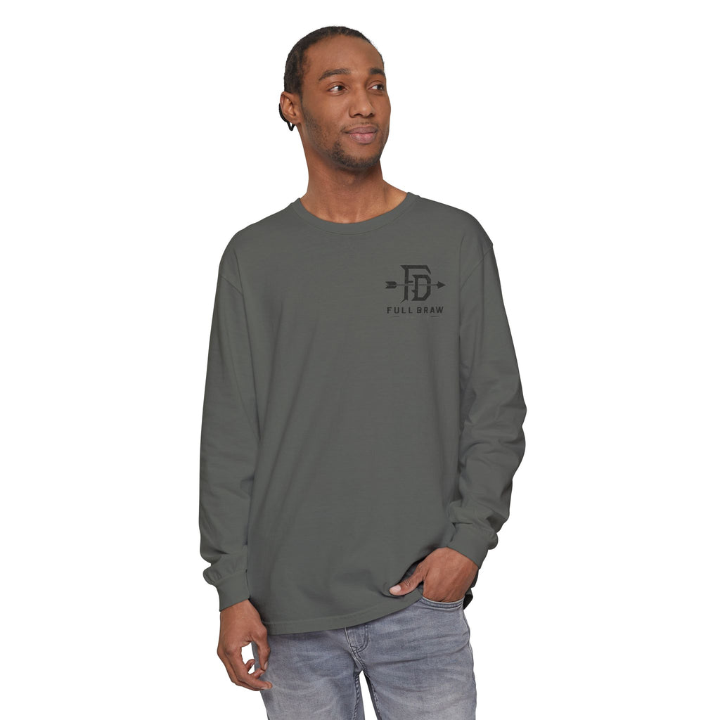 Full Draw Hunt Co. Long Sleeve Tee — Elk Logo Hunting Shirt