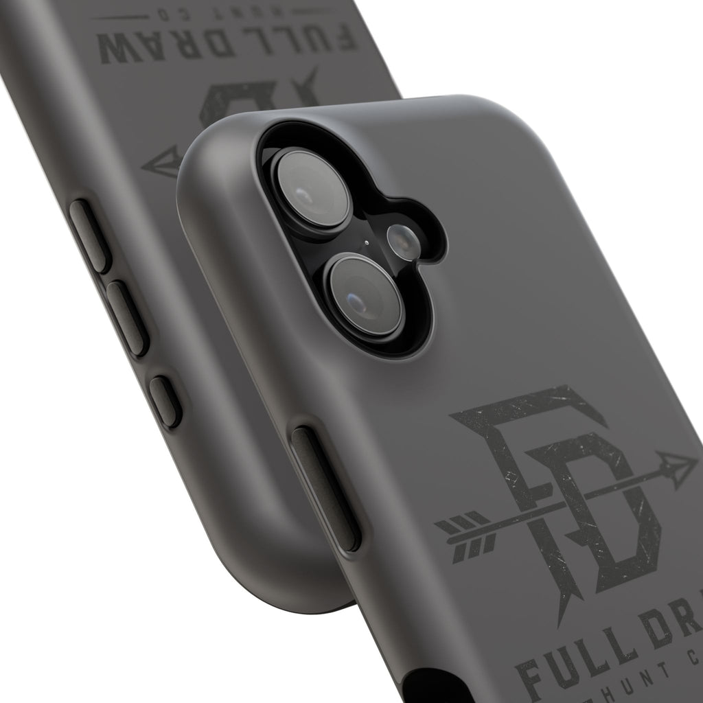 Full Draw Hunt Co. Impact-Resistant Phone Case — Rugged Archer Logo Protective Case