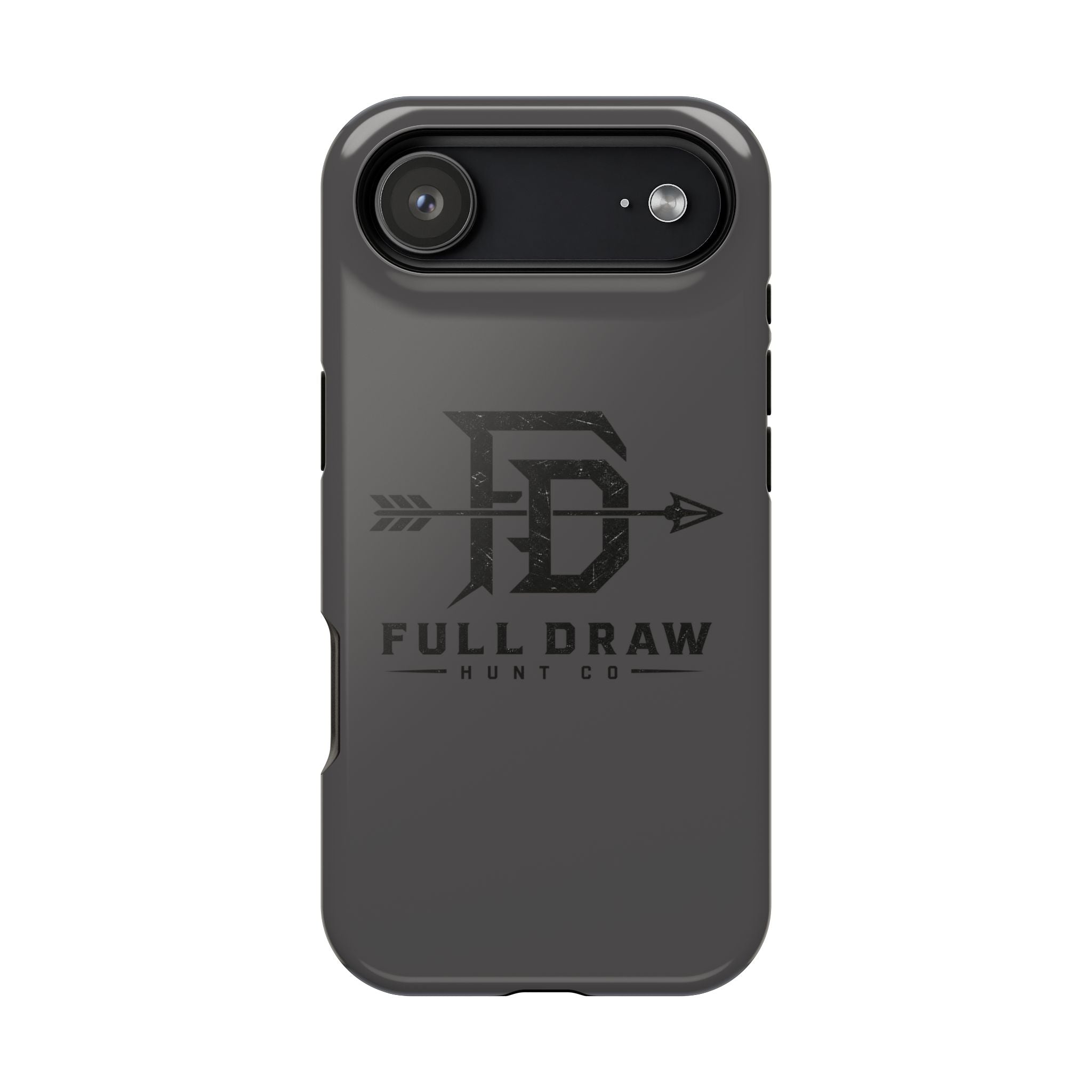Full Draw Hunt Co. Impact-Resistant Phone Case — Rugged Archer Logo Protective Case