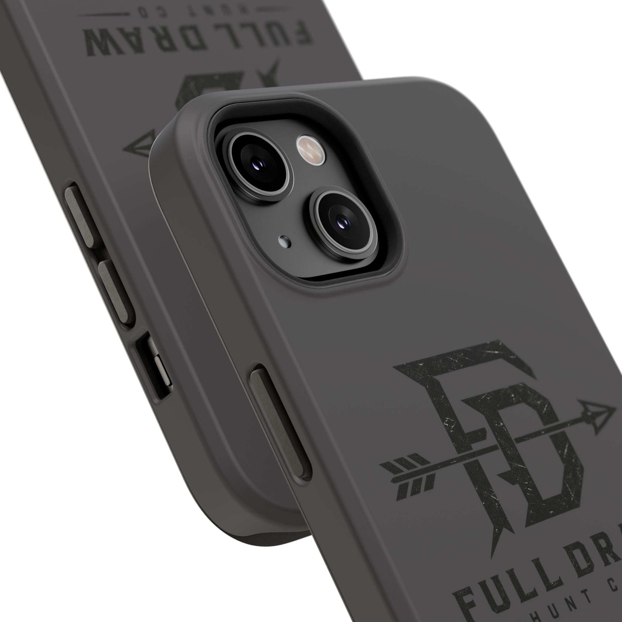 Full Draw Hunt Co. Impact-Resistant Phone Case — Rugged Archer Logo Protective Case