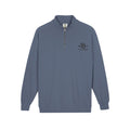 Quarter-Zip Sweatshirt — Minimalist 'FD' Logo Pullover