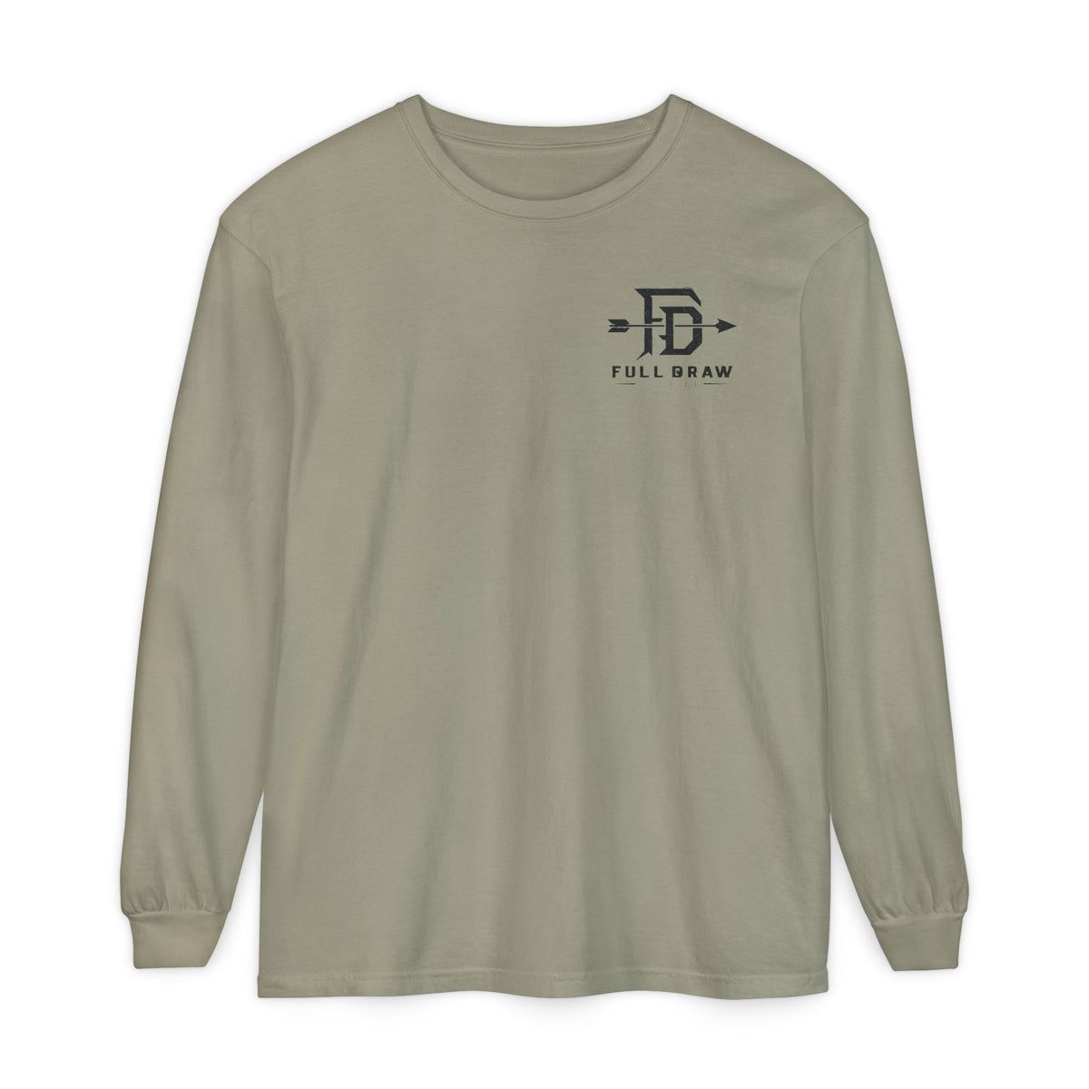 Full Draw Hunt Co. Long Sleeve Tee — Elk Logo Hunting Shirt