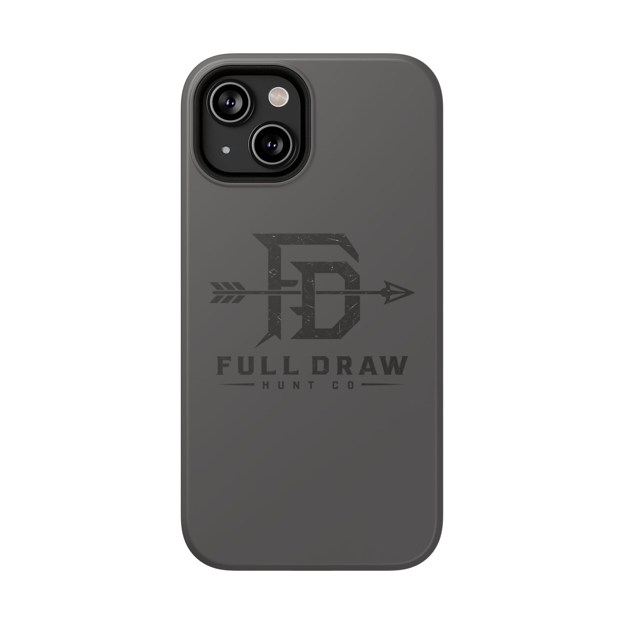 Full Draw Hunt Co. Impact-Resistant Phone Case — Rugged Archer Logo Protective Case