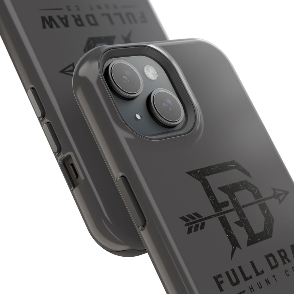 Full Draw Hunt Co. Impact-Resistant Phone Case — Rugged Archer Logo Protective Case