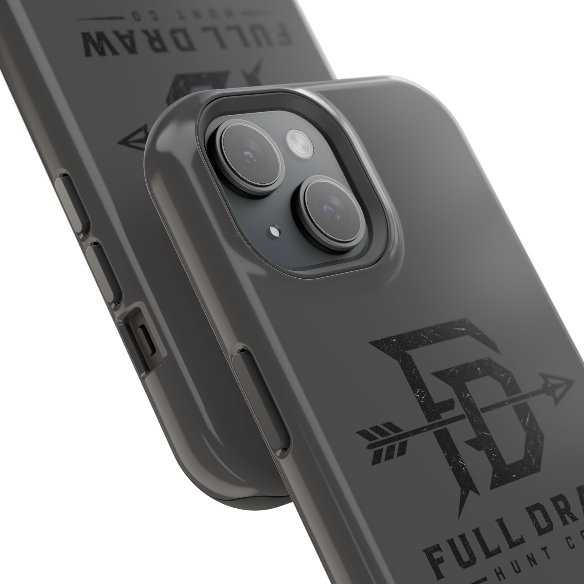 Full Draw Hunt Co. Impact-Resistant Phone Case — Rugged Archer Logo Protective Case