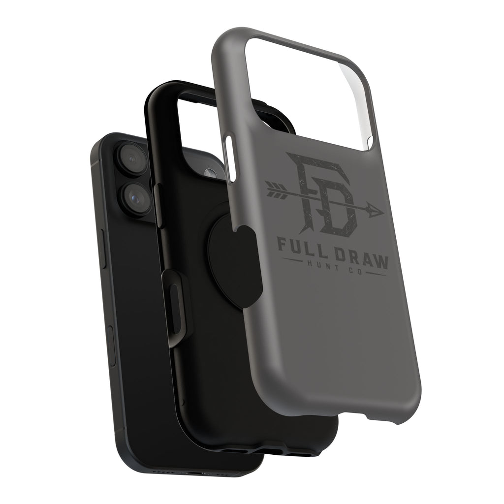 Full Draw Hunt Co. Impact-Resistant Phone Case — Rugged Archer Logo Protective Case