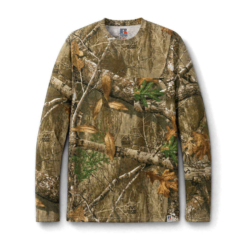Camo Long Sleeve Tee — Full Draw Hunt Co. Pocket Tee