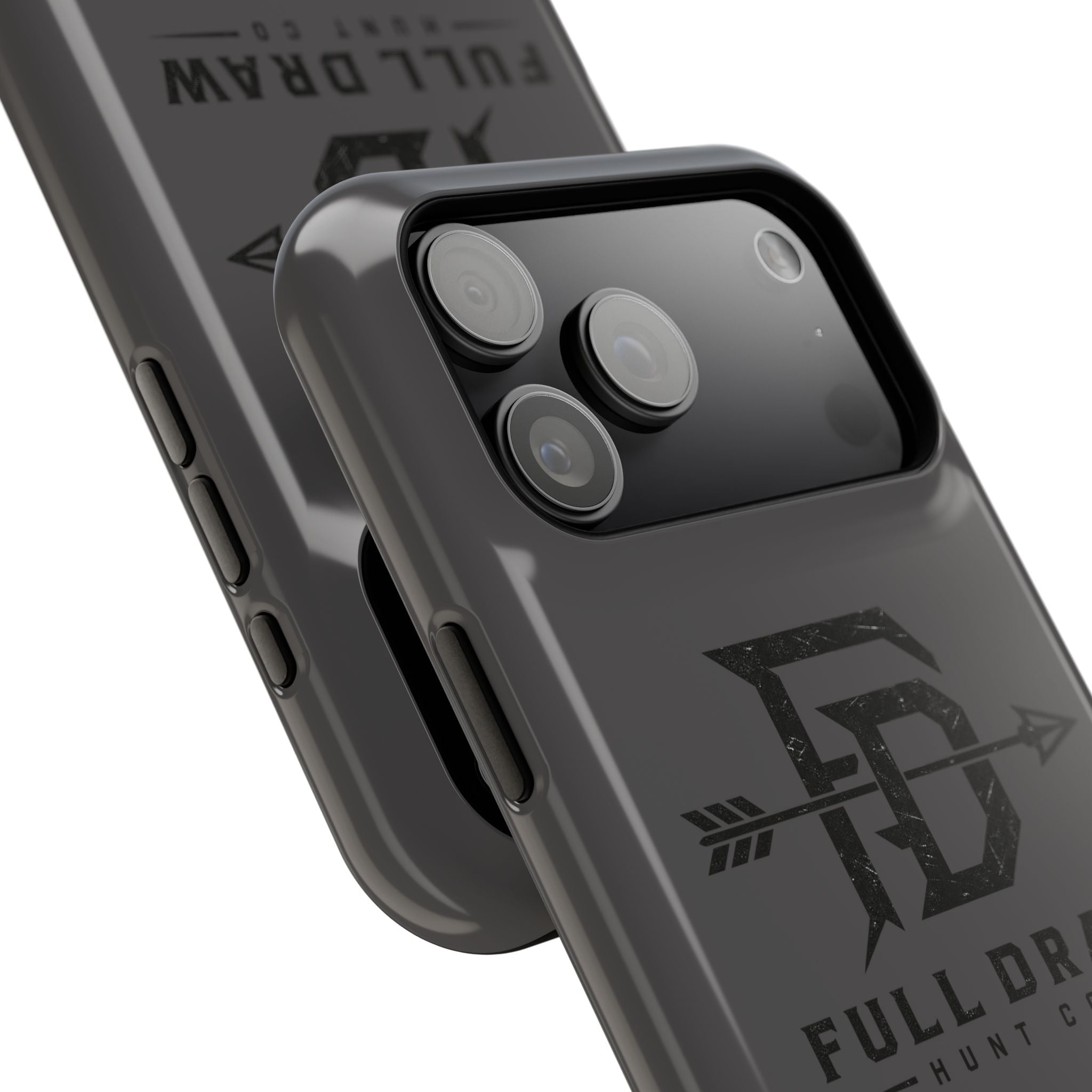 Full Draw Hunt Co. Impact-Resistant Phone Case — Rugged Archer Logo Protective Case