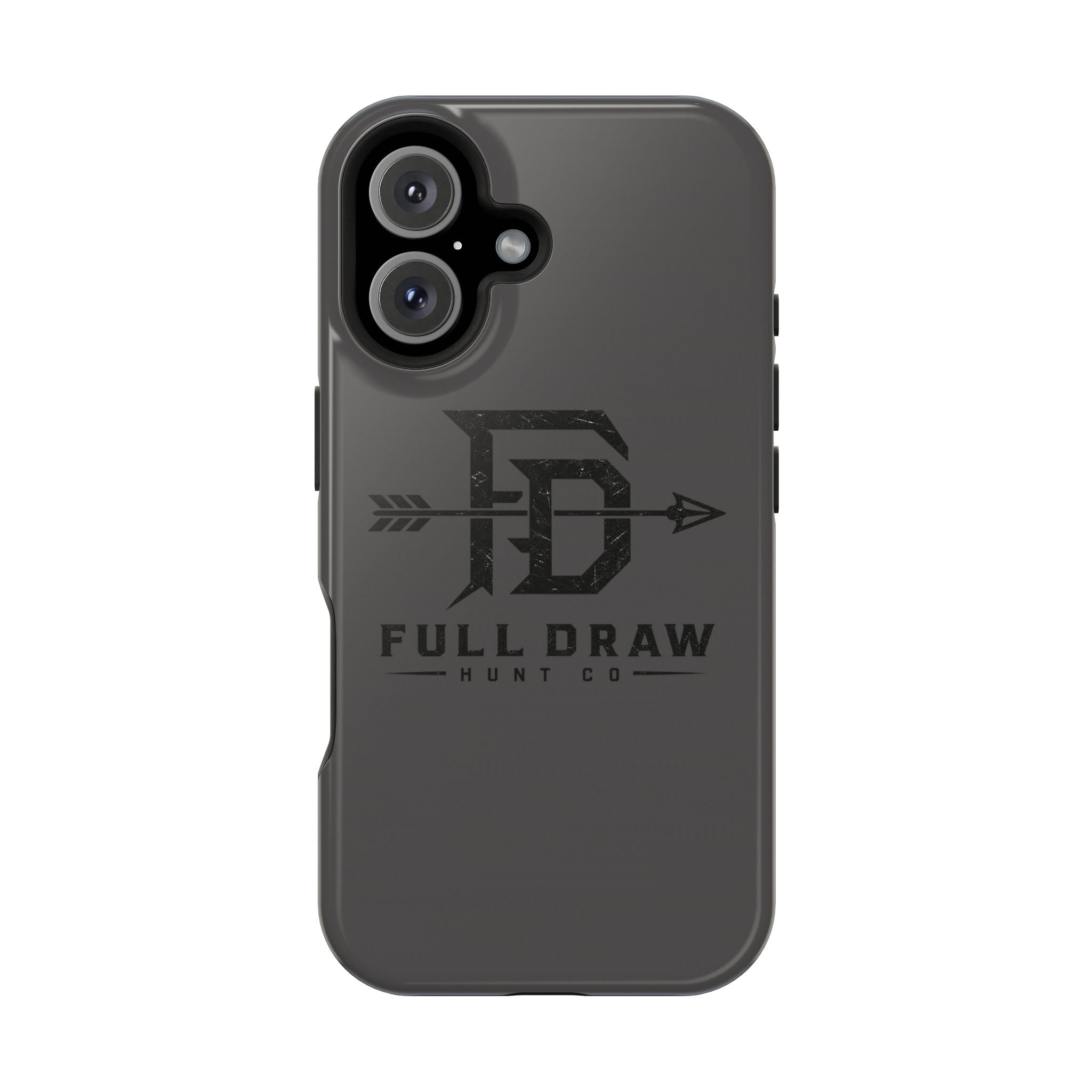 Full Draw Hunt Co. Impact-Resistant Phone Case — Rugged Archer Logo Protective Case