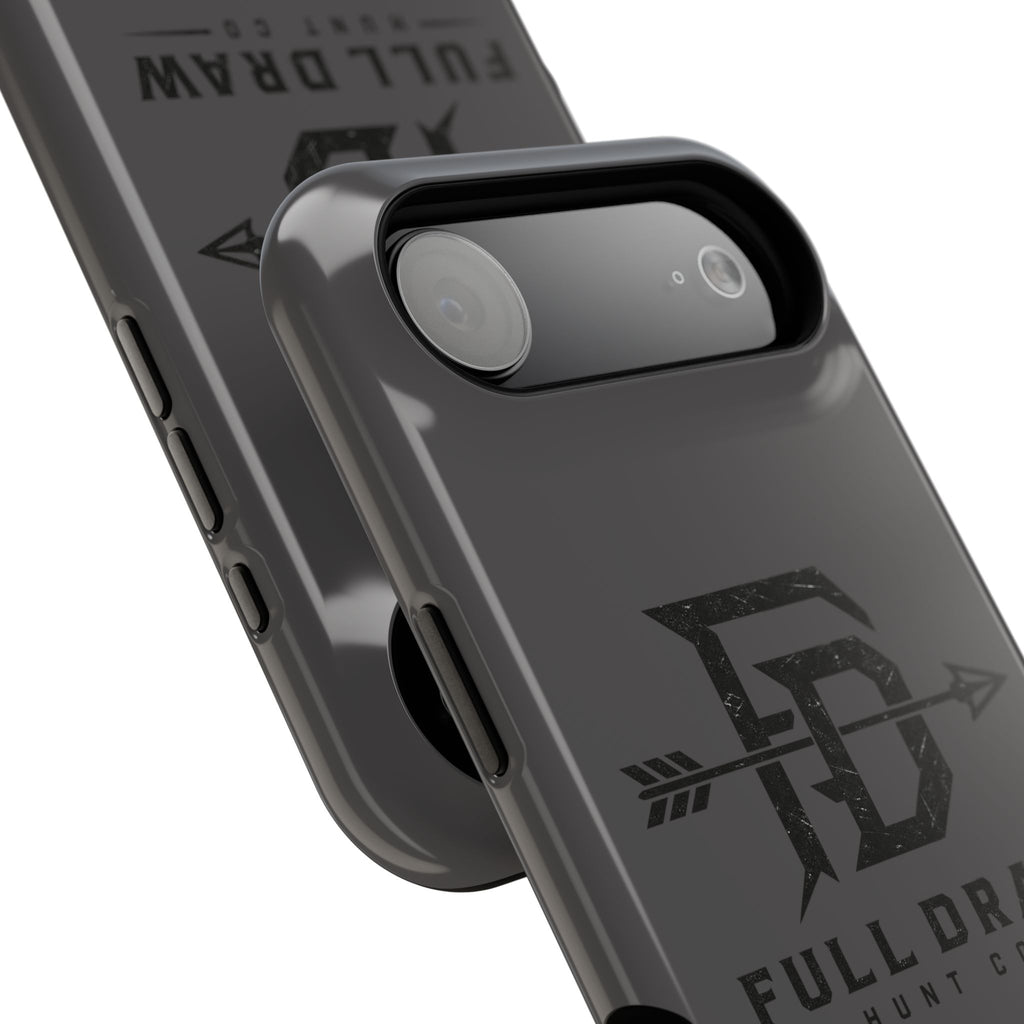 Full Draw Hunt Co. Impact-Resistant Phone Case — Rugged Archer Logo Protective Case