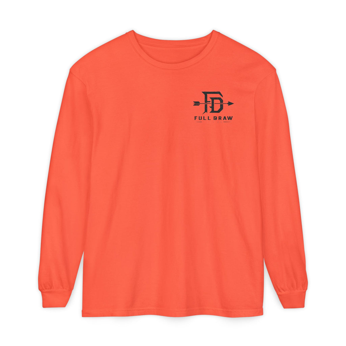 Full Draw Hunt Co. Long Sleeve Tee — Elk Logo Hunting Shirt