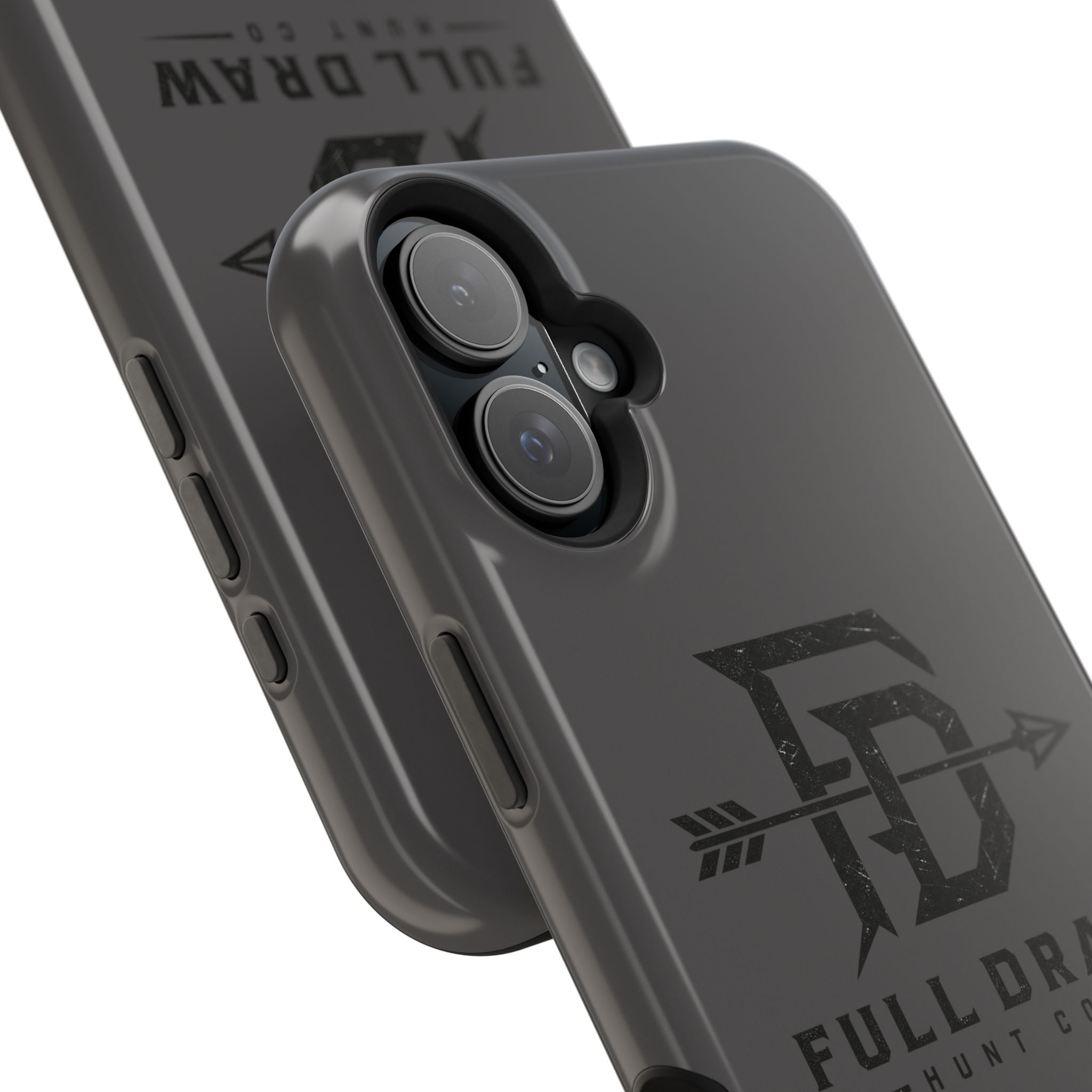 Full Draw Hunt Co. Impact-Resistant Phone Case — Rugged Archer Logo Protective Case