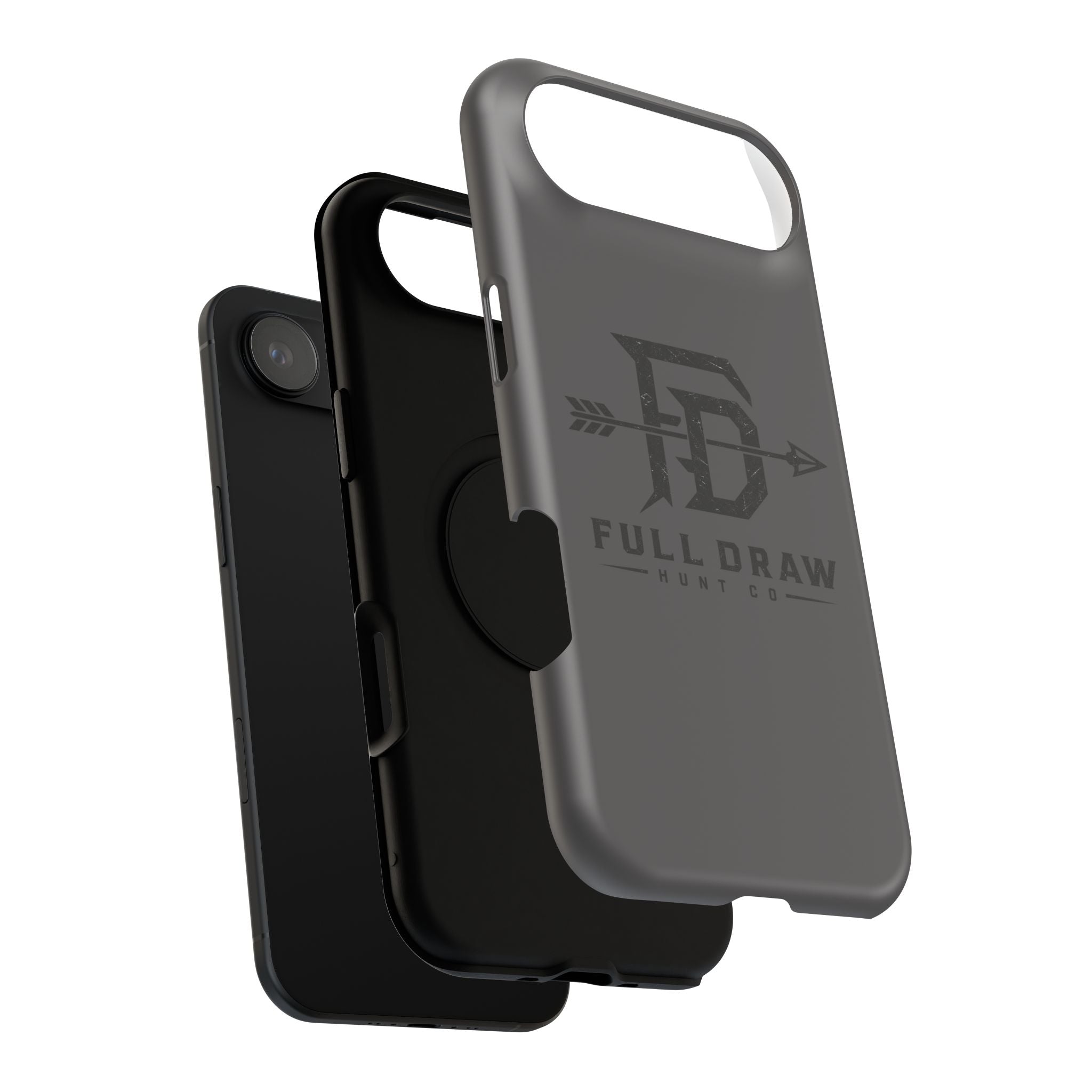 Full Draw Hunt Co. Impact-Resistant Phone Case — Rugged Archer Logo Protective Case