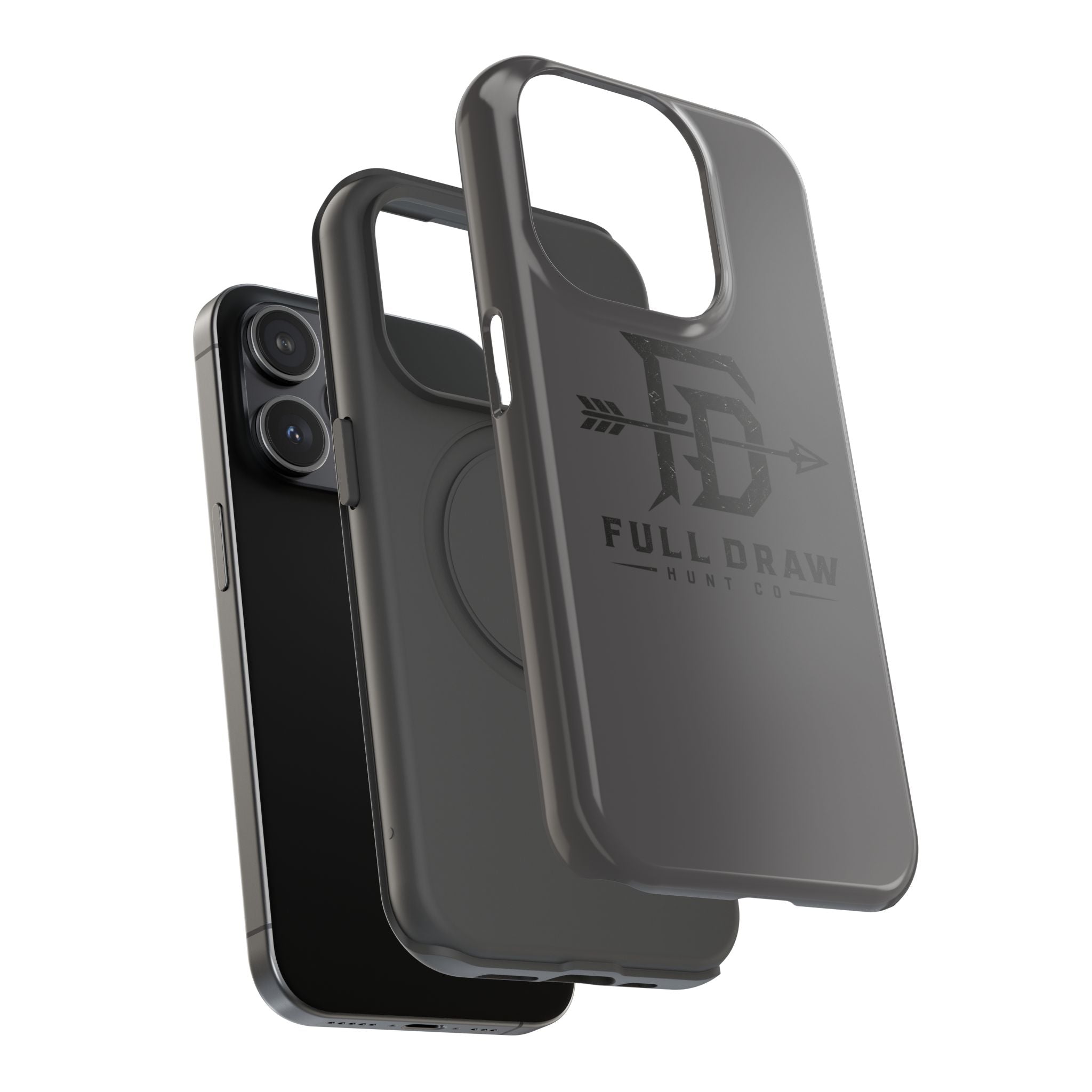 Full Draw Hunt Co. Impact-Resistant Phone Case — Rugged Archer Logo Protective Case