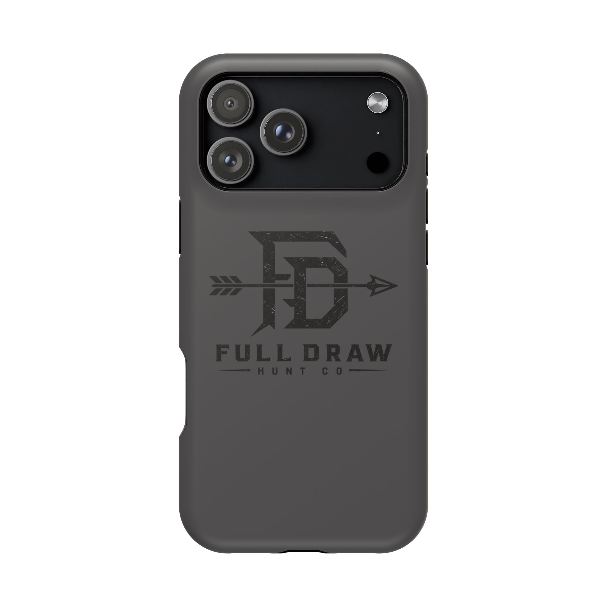 Full Draw Hunt Co. Impact-Resistant Phone Case — Rugged Archer Logo Protective Case