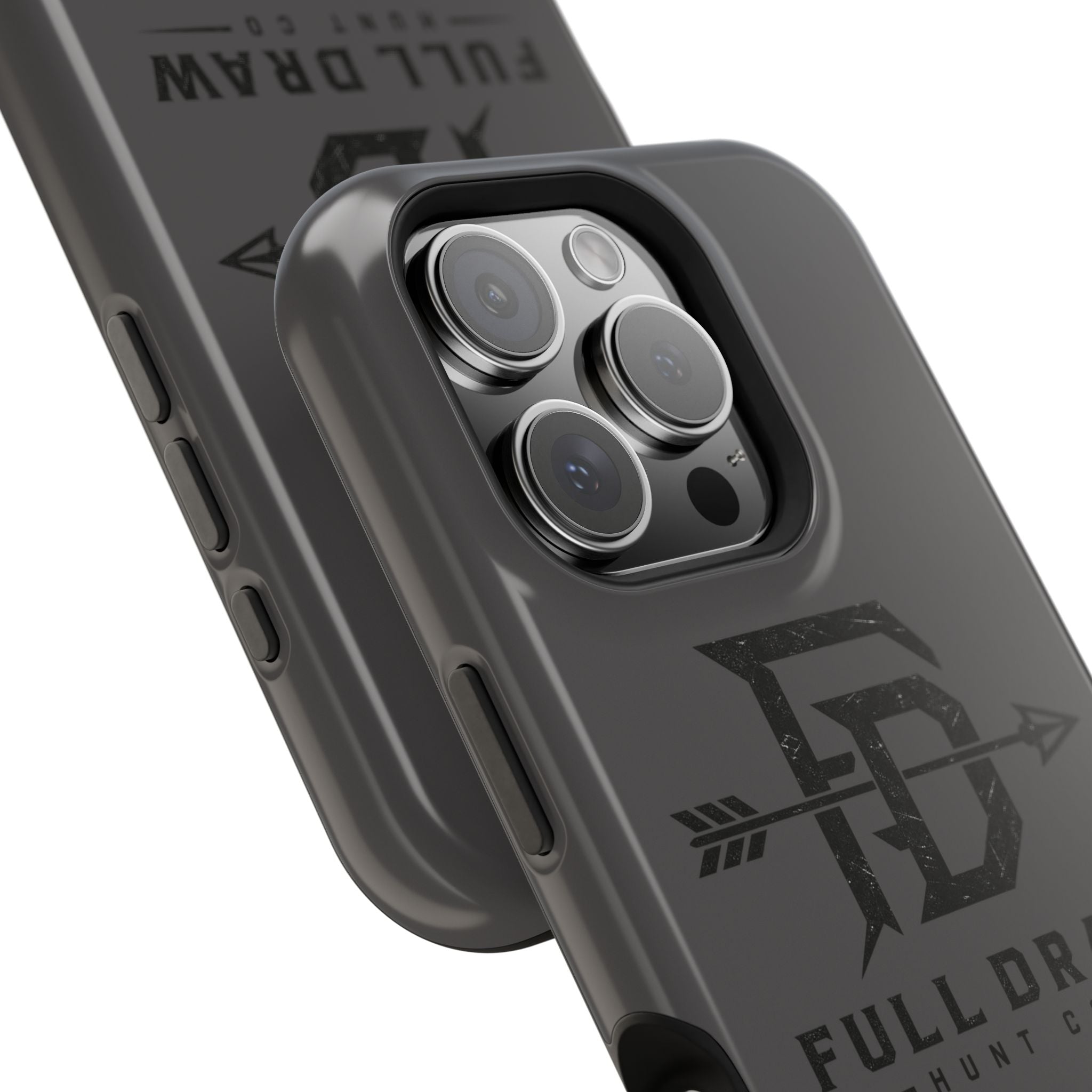 Full Draw Hunt Co. Impact-Resistant Phone Case — Rugged Archer Logo Protective Case