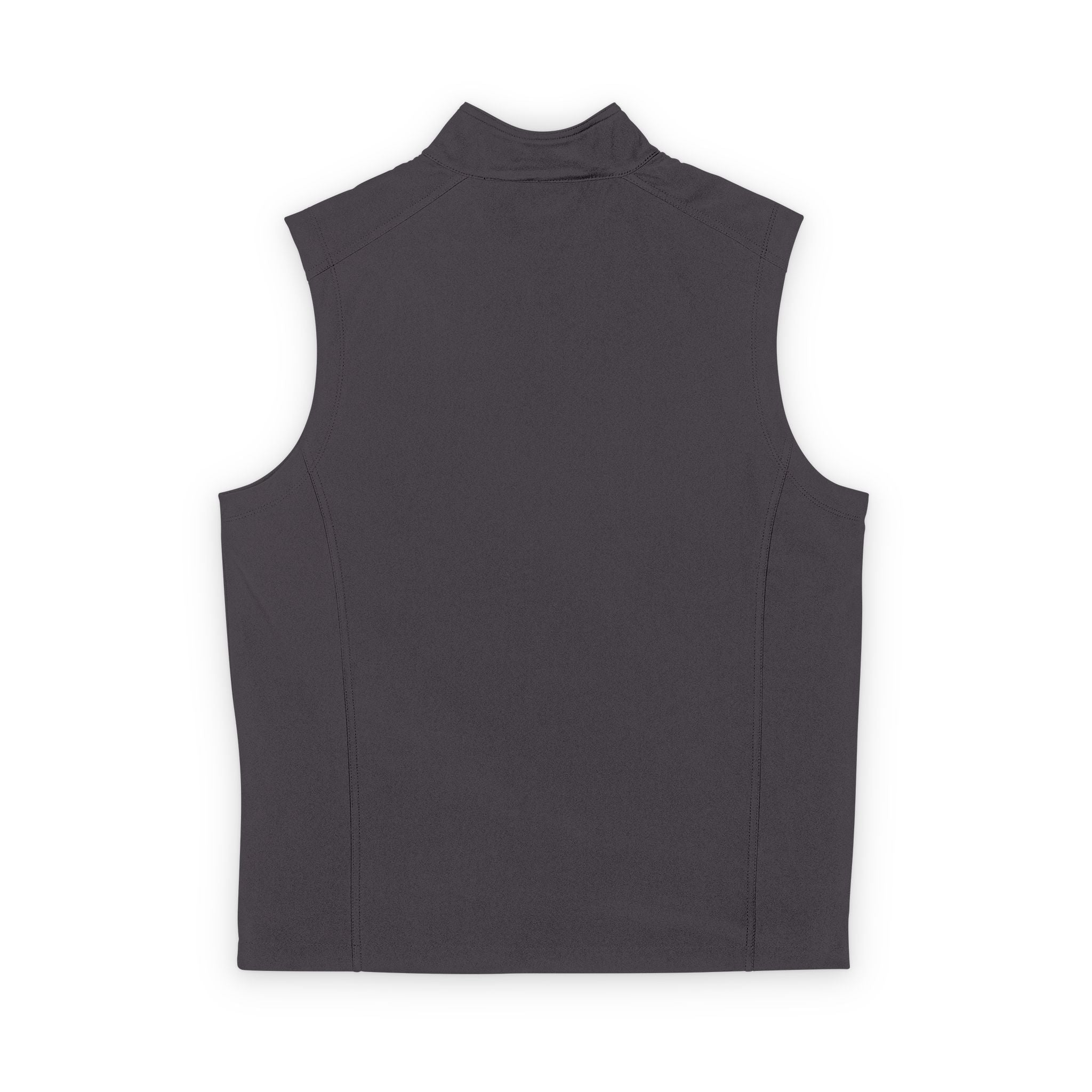 Men's Black Soft Shell Vest - Minimal Pixel 'B' Logo