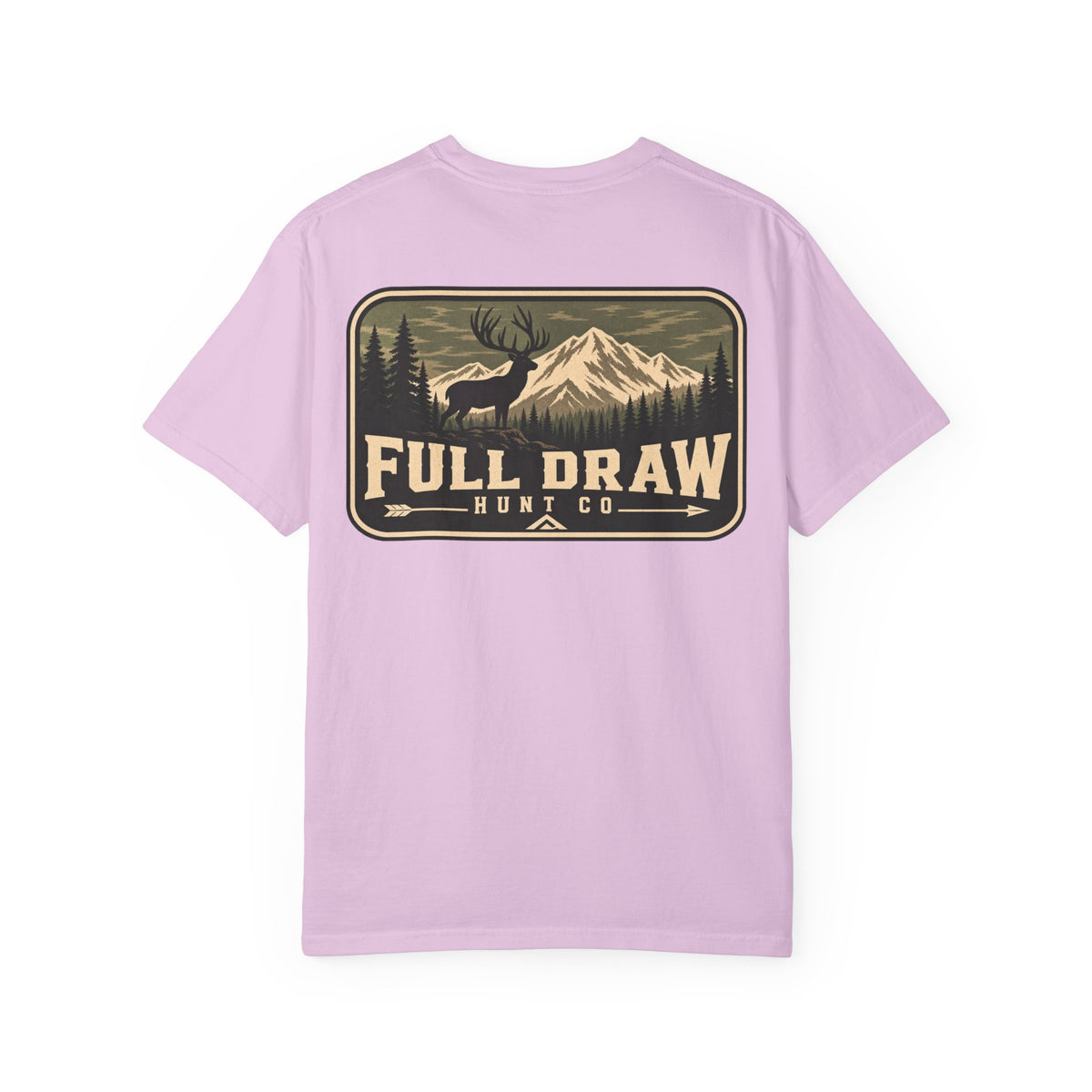 Full Draw Hunt Co. Graphic T-Shirt — Elk & Mountain Outdoor Tee