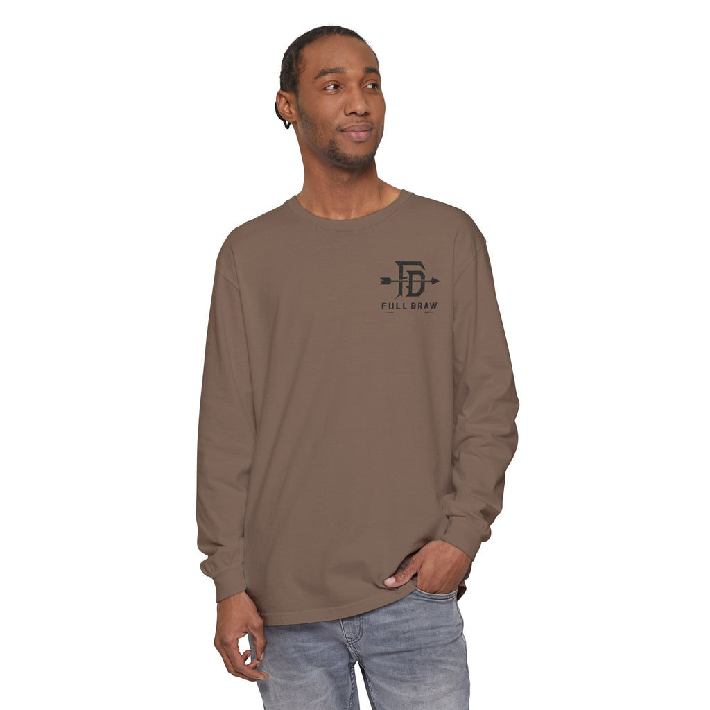Full Draw Hunt Co. Long Sleeve Tee — Elk Logo Hunting Shirt