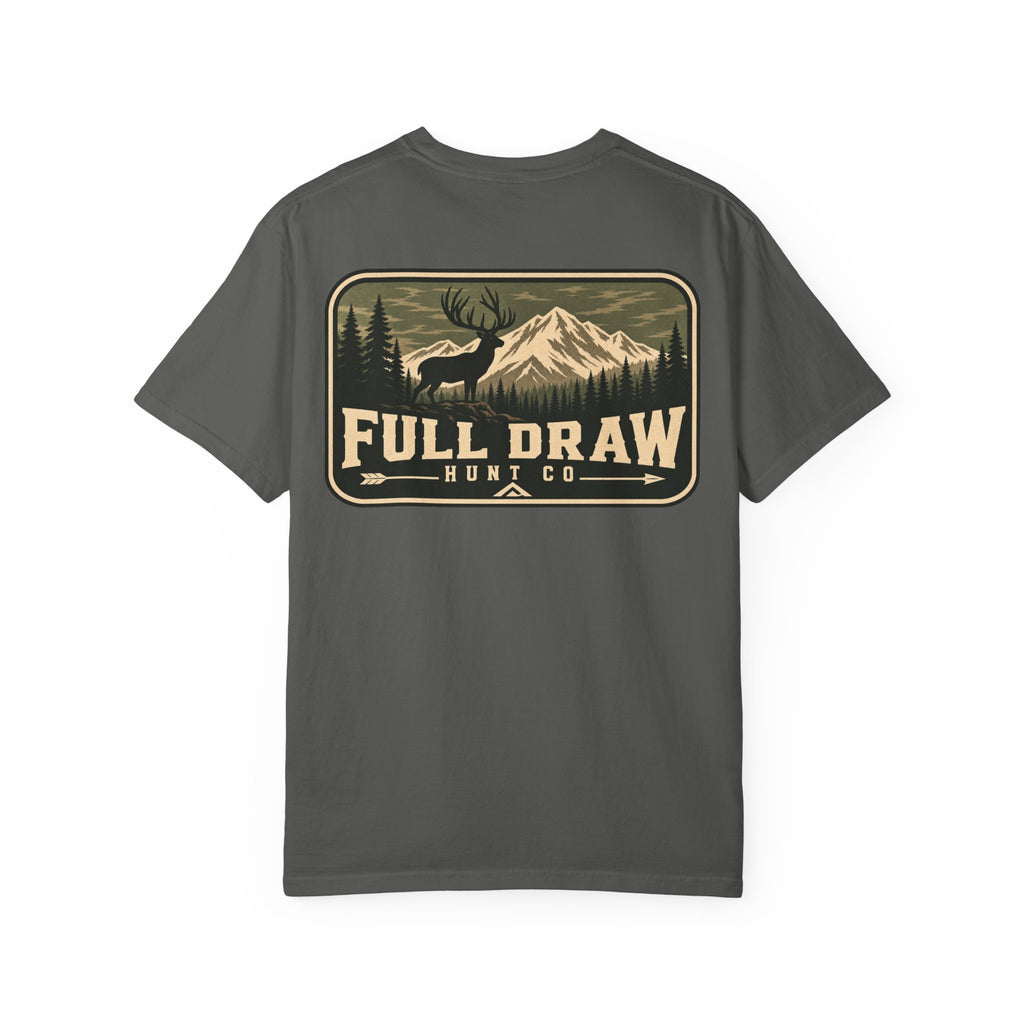 Full Draw Hunt Co. Graphic T-Shirt — Elk & Mountain Outdoor Tee
