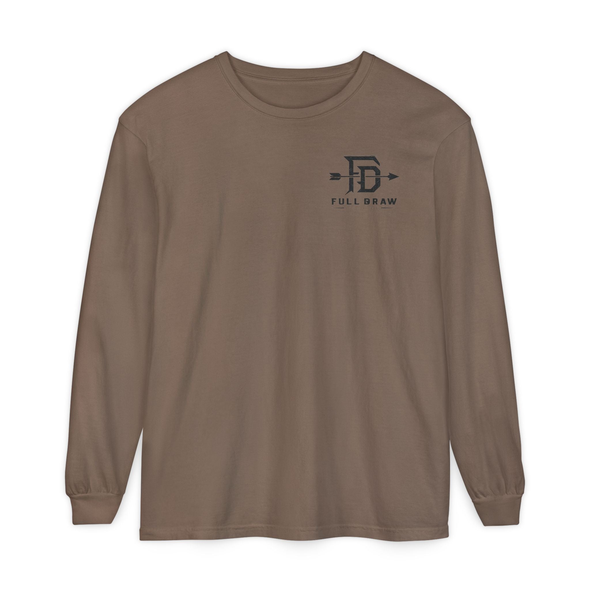 Full Draw Hunt Co. Long Sleeve Tee — Elk Logo Hunting Shirt