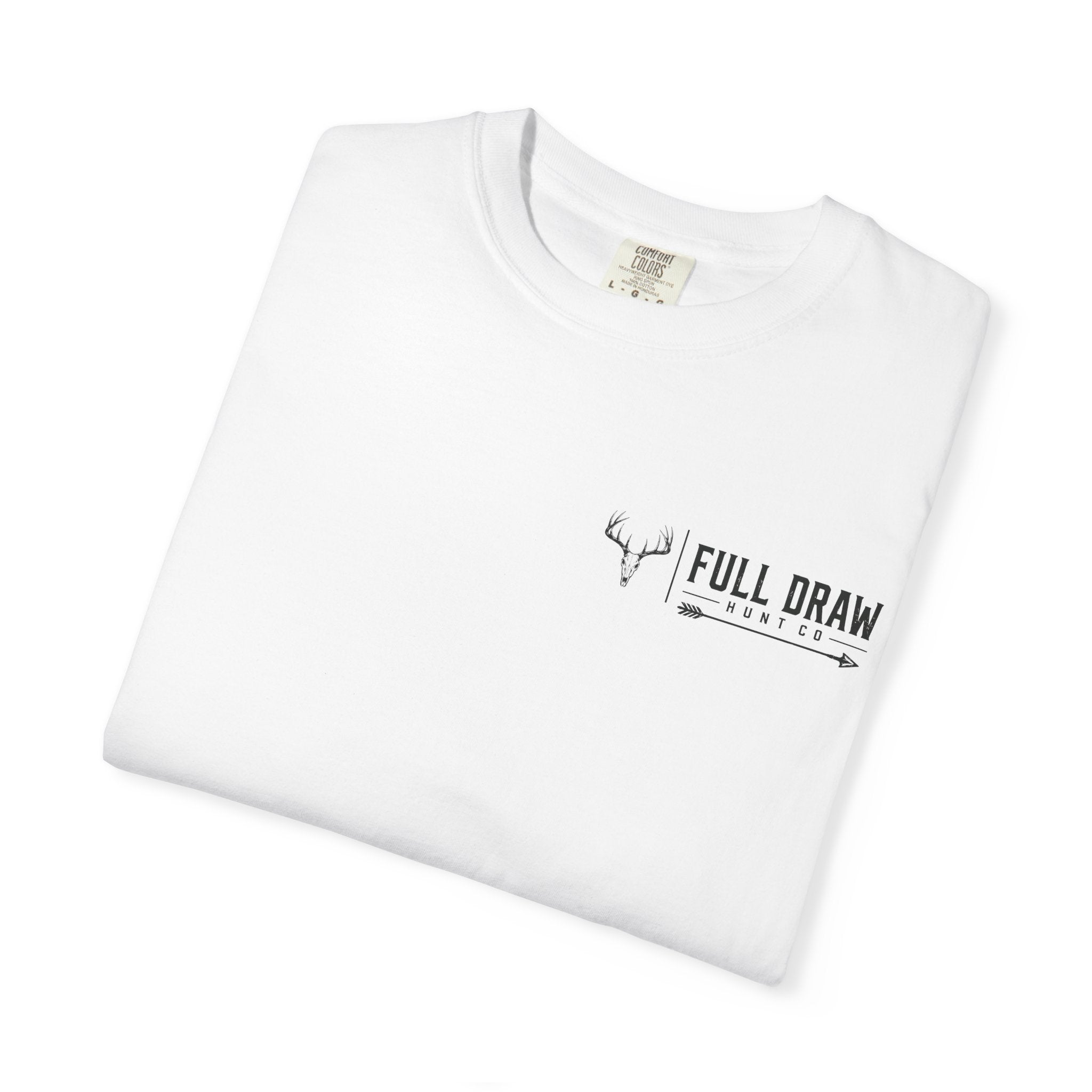 Full Draw Outfitters Hunter Graphic T-Shirt — Backcountry Sunset Hunting Tee