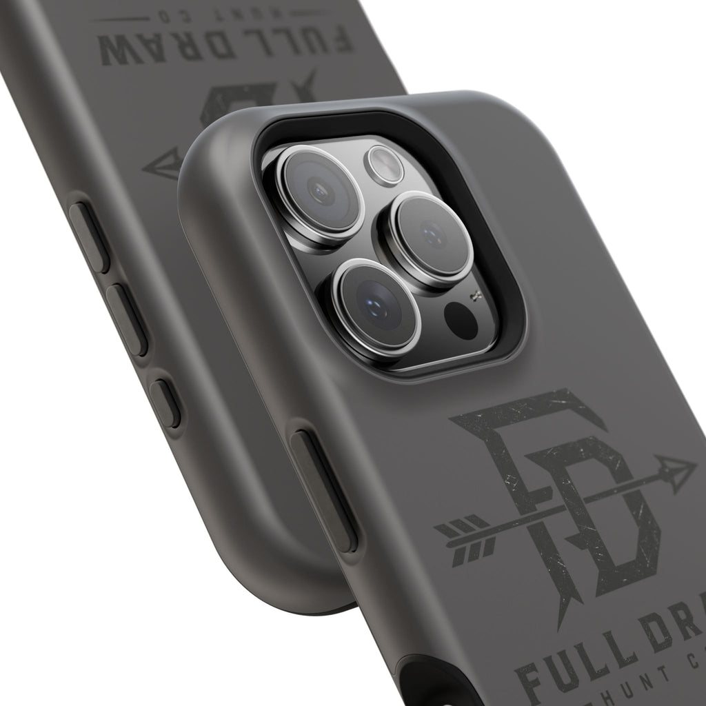 Full Draw Hunt Co. Impact-Resistant Phone Case — Rugged Archer Logo Protective Case