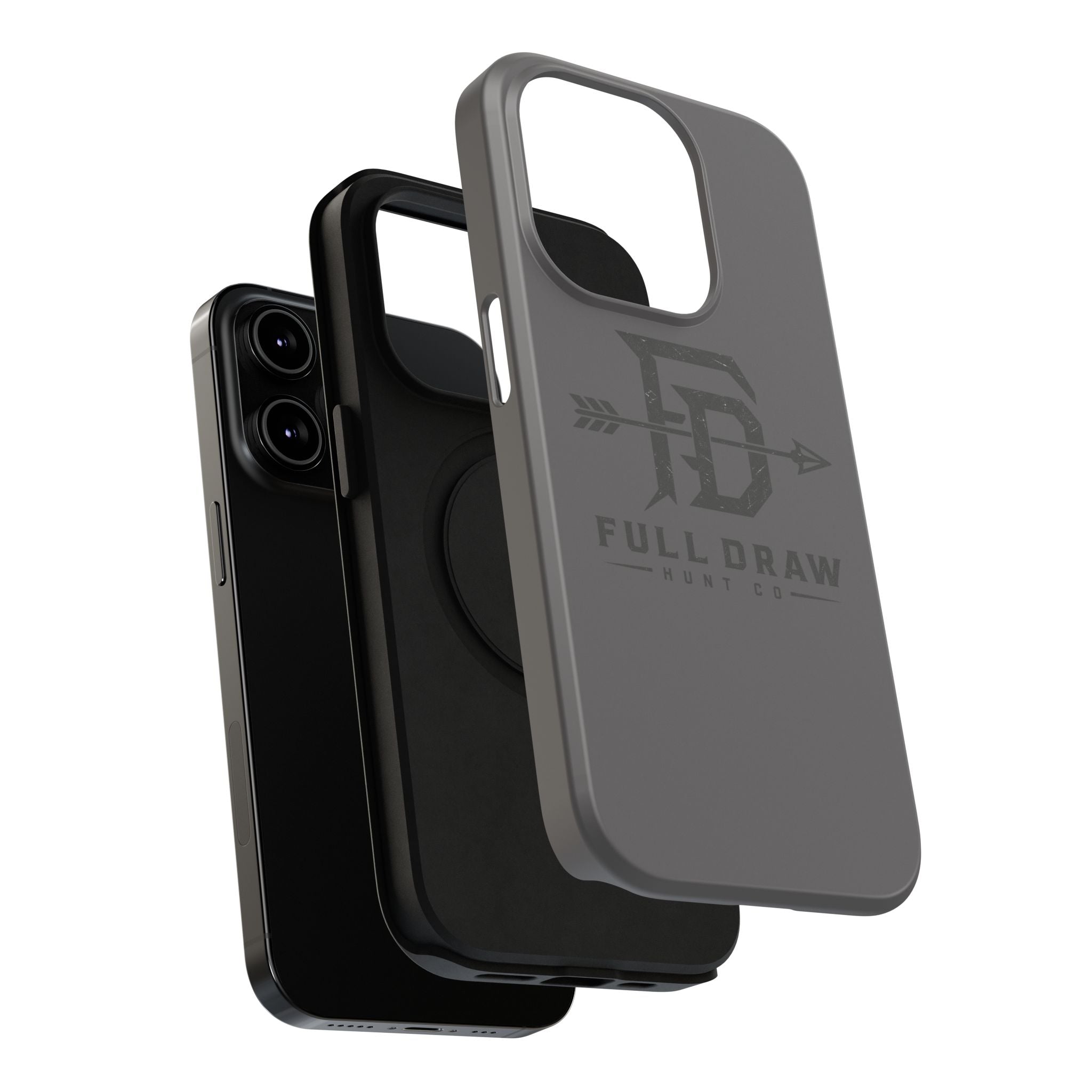 Full Draw Hunt Co. Impact-Resistant Phone Case — Rugged Archer Logo Protective Case