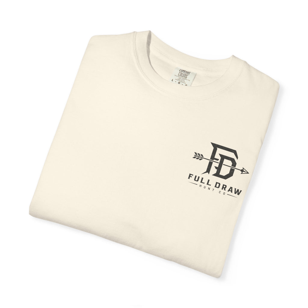 Genesis 27:3 Hunting T-Shirt — "Take Your Weapons" Faith & Outdoors Tee