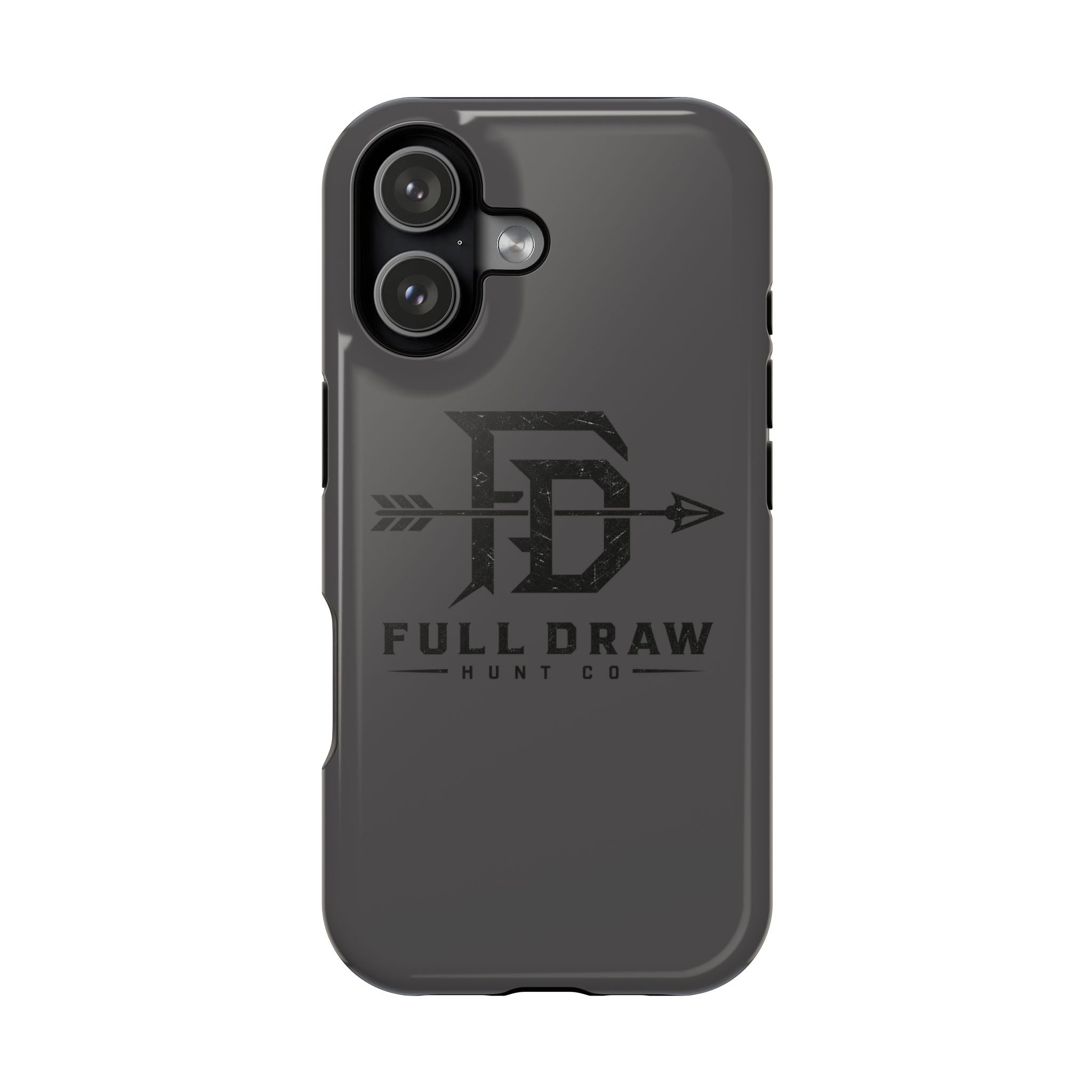Full Draw Hunt Co. Impact-Resistant Phone Case — Rugged Archer Logo Protective Case
