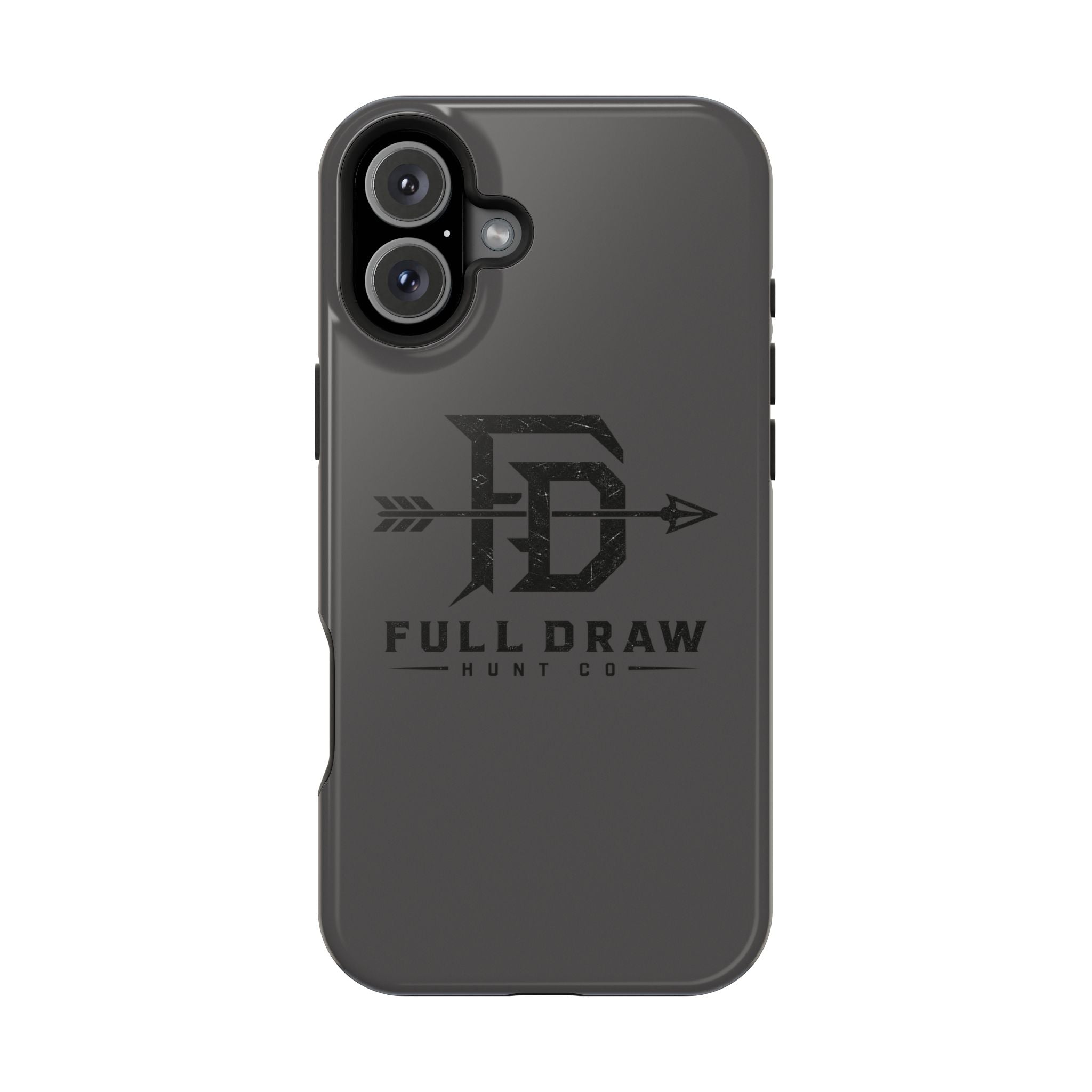 Full Draw Hunt Co. Impact-Resistant Phone Case — Rugged Archer Logo Protective Case