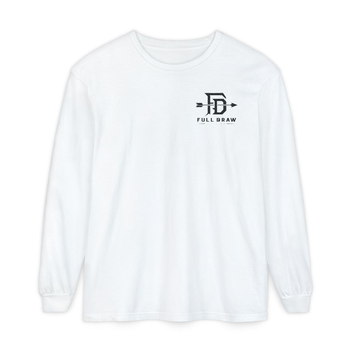 Full Draw Hunt Co. Long Sleeve Tee — Elk Logo Hunting Shirt