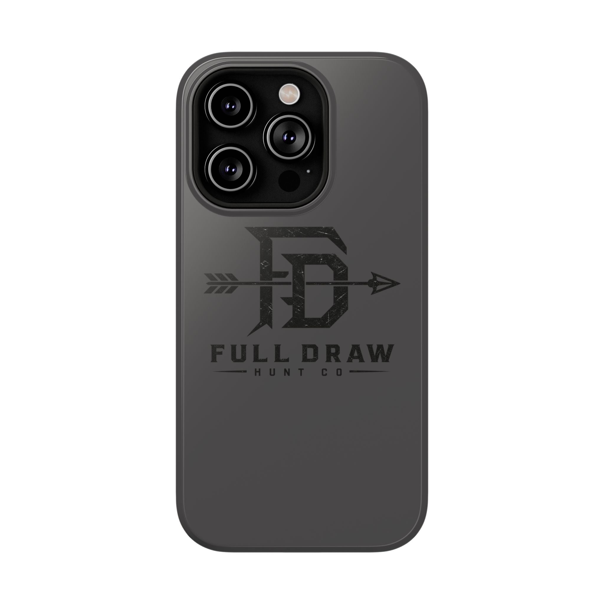 Full Draw Hunt Co. Impact-Resistant Phone Case — Rugged Archer Logo Protective Case