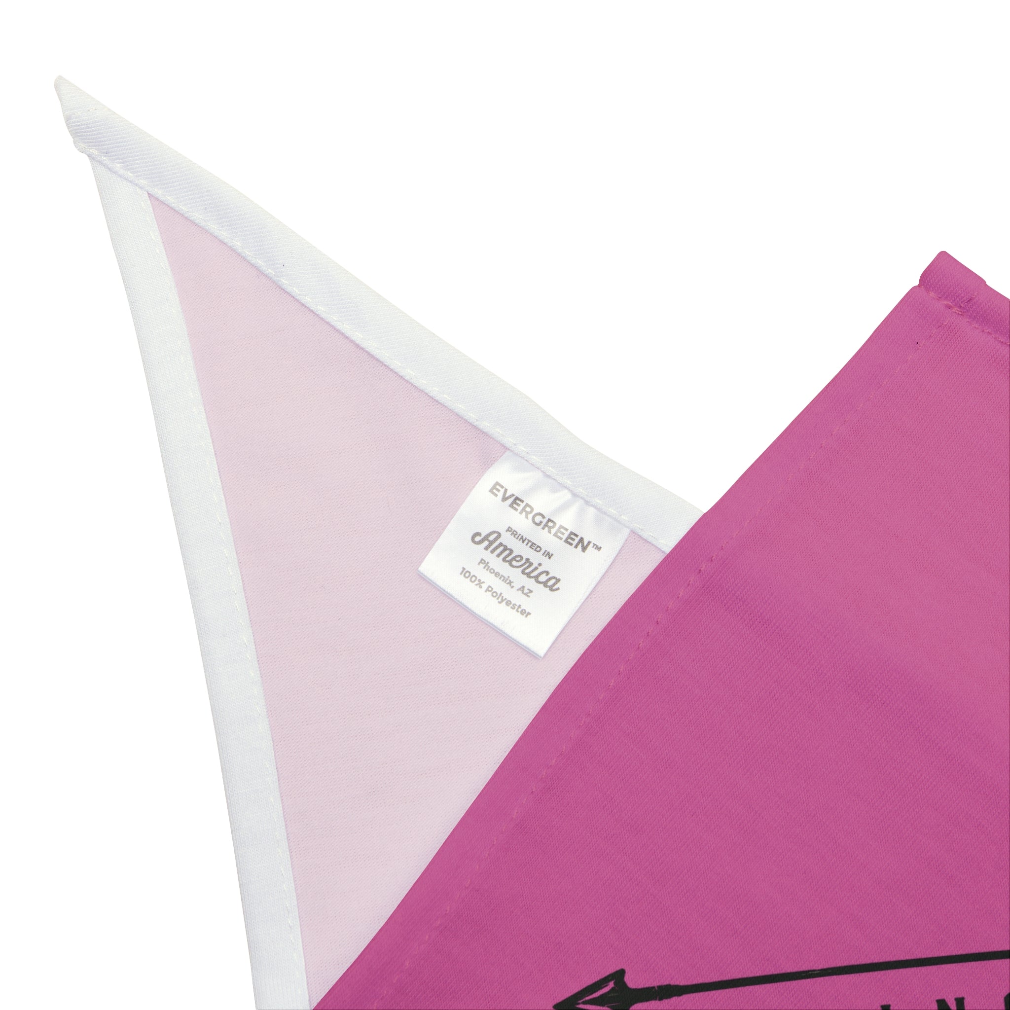 Full Draw Hunt Co. Pink Pet Bandana — Hunting Logo Dog & Cat Scarf