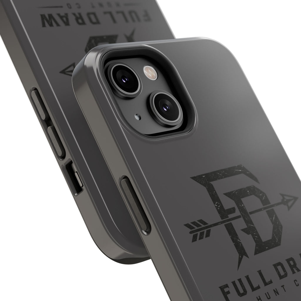 Full Draw Hunt Co. Impact-Resistant Phone Case — Rugged Archer Logo Protective Case